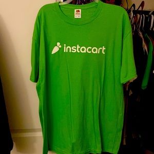 Xtra large instacart t shirt, short sleeve